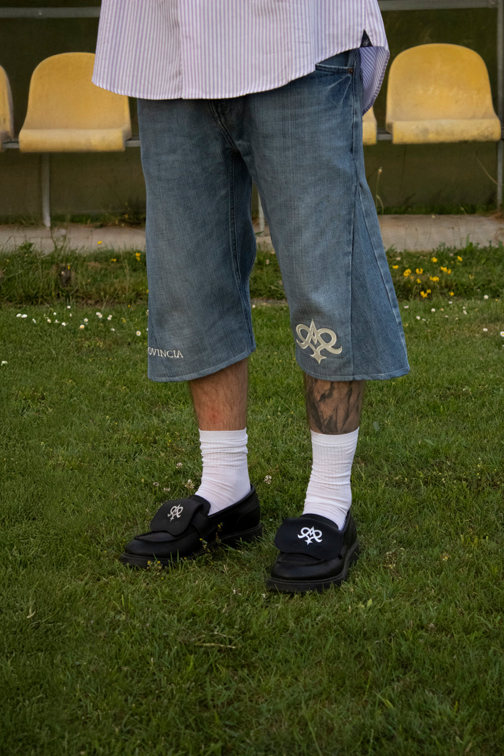 Light Blue Denim Joggers