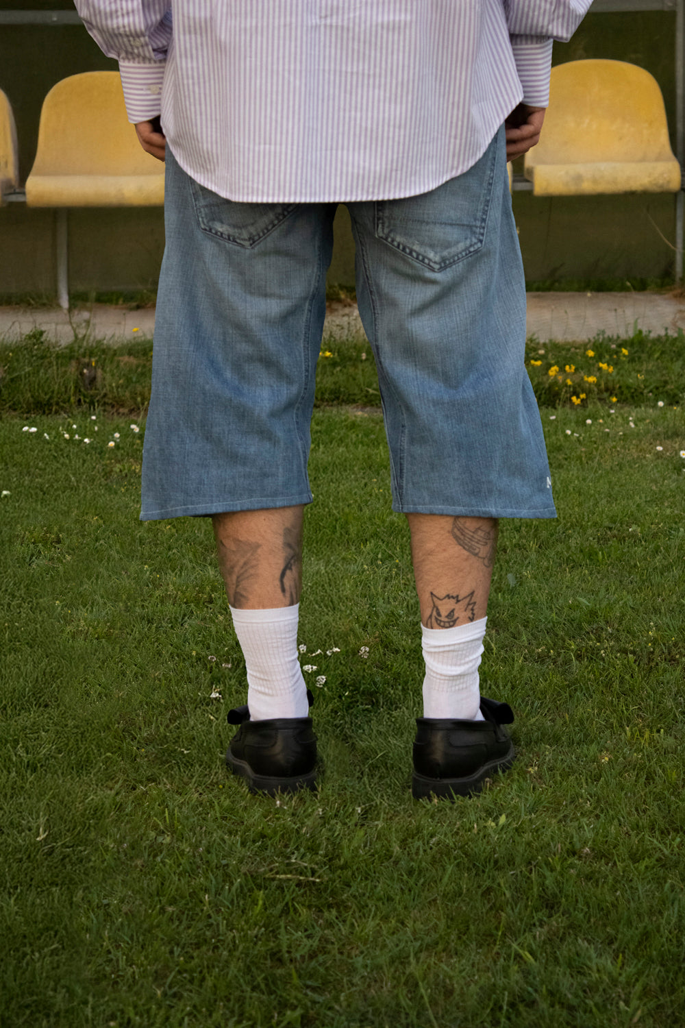 Light Blue Denim Joggers