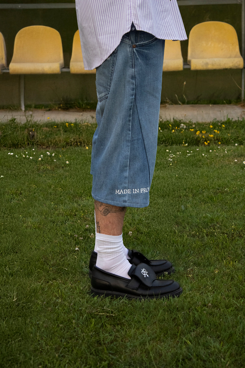 Light Blue Denim Joggers