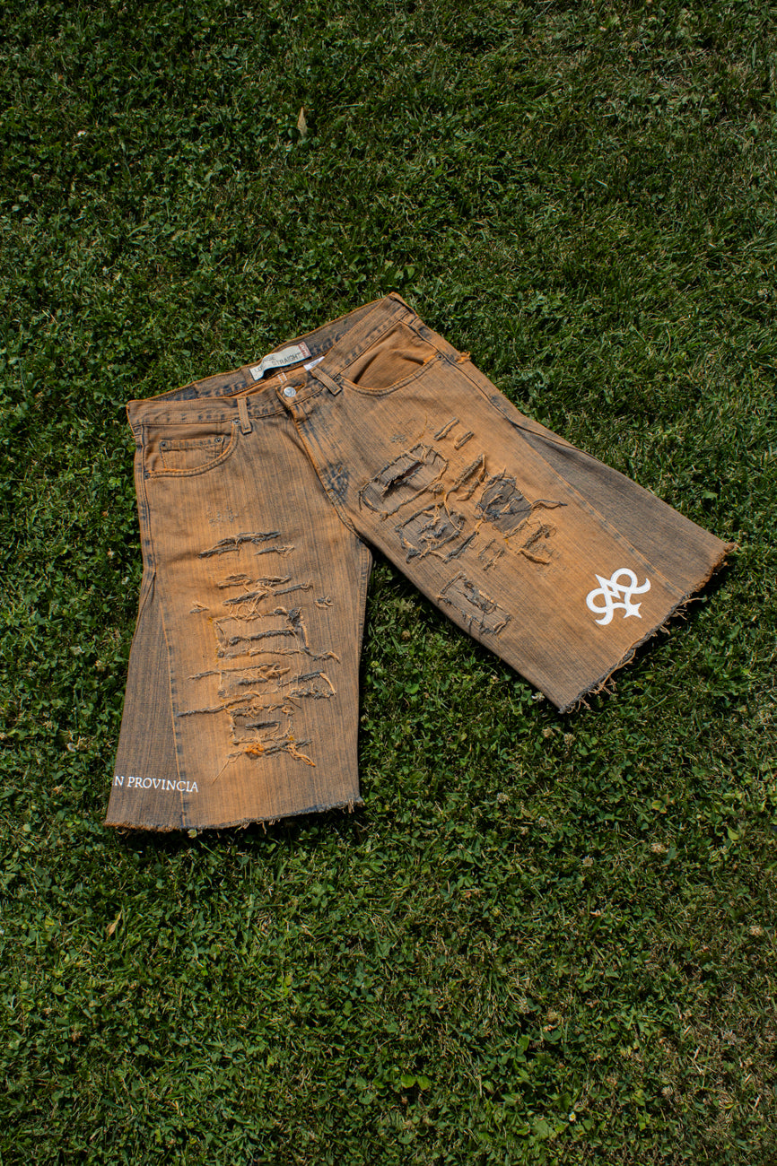 Orange Washed Joggers
